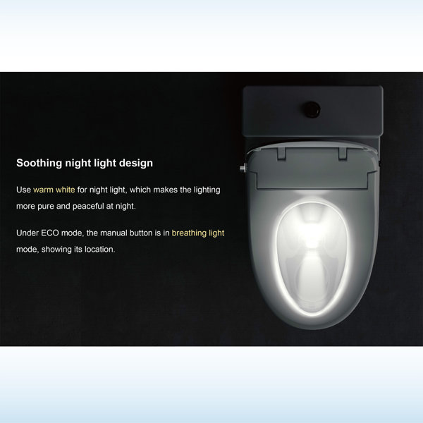 WoodBridge Toilet Seat Bidet Elongated & Reviews Wayfair